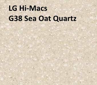 Акриловый камень LG Hi-Macs G38 Sea Oat Quartz